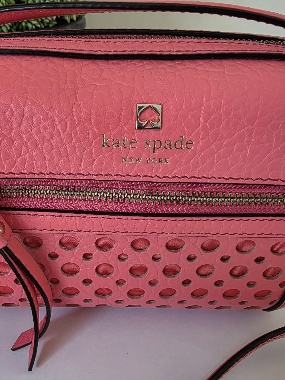 Kate Spade Perri Lane Looloo Vibrant Peony Pink Crossbody - Picture 5 of 13